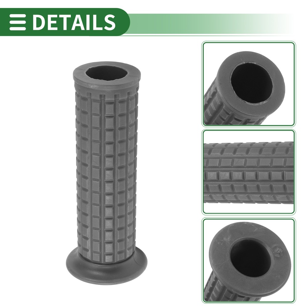 1" 25mm Motorcycle Knobs Handlebar Cover TPU Grey