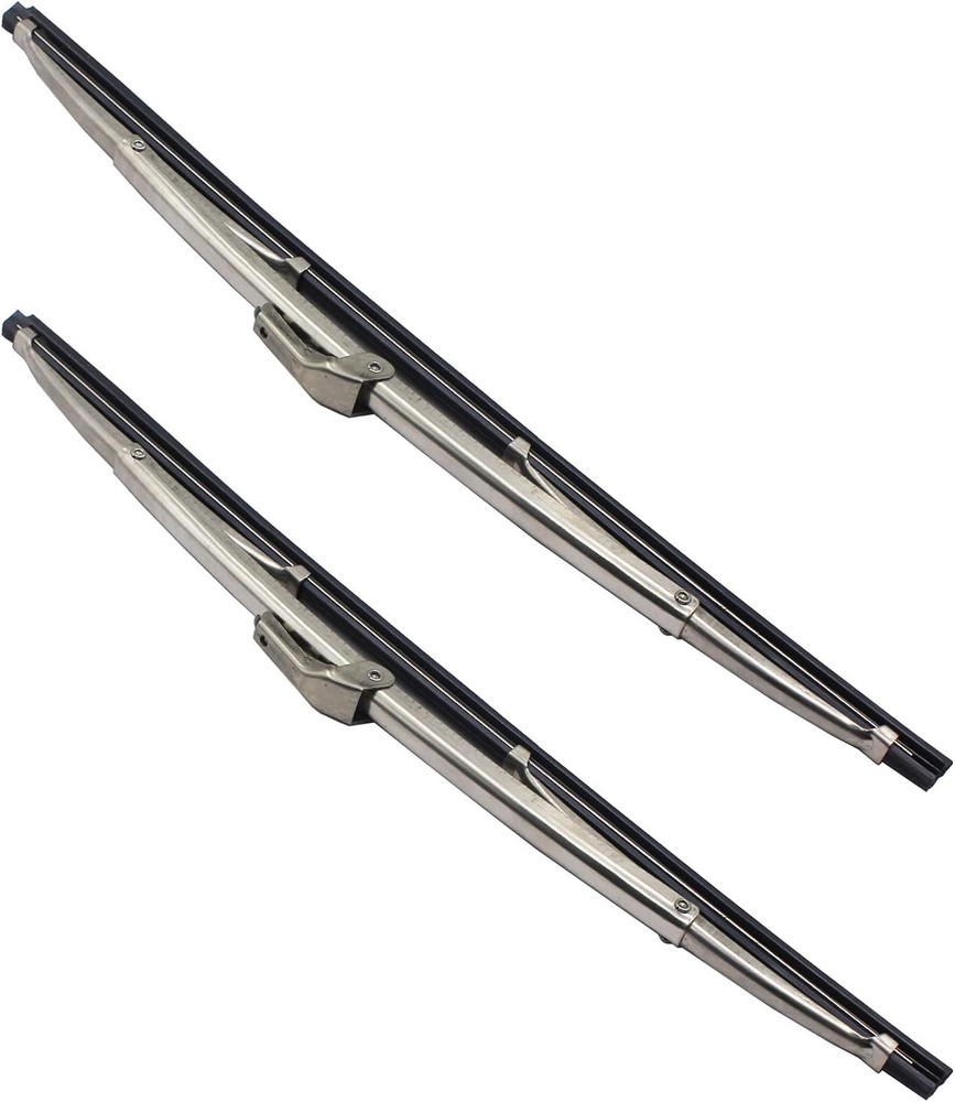 Windshield Wipers - Front 12" Stainless Steel Windshield Wiper Blades Replacemen