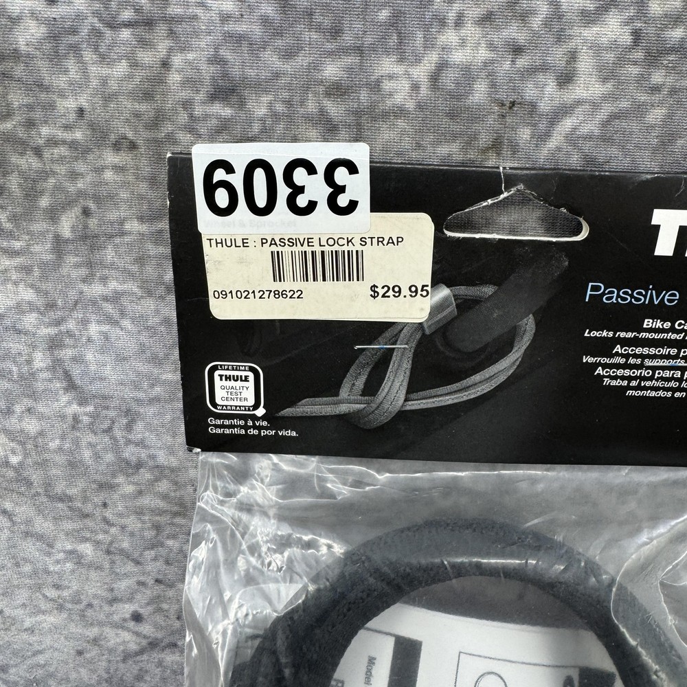 Thule Passive Lock Strap 533 Trunk Rear Bike Rack Security Black Accessory