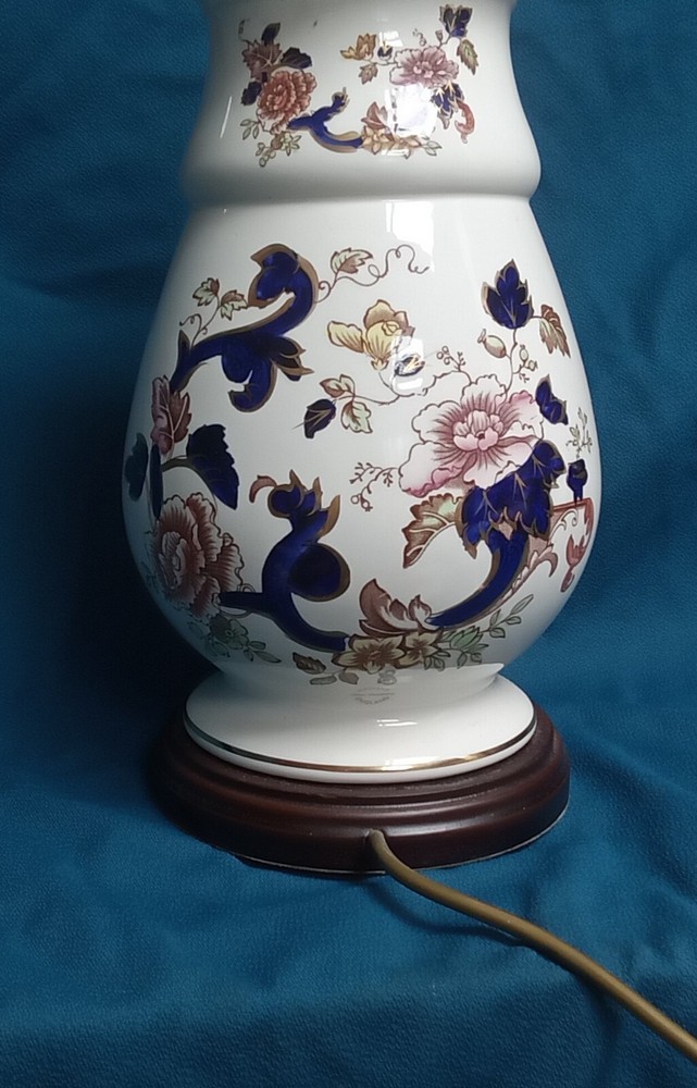 Mason ironstone Blue Mandalay Table Lamp