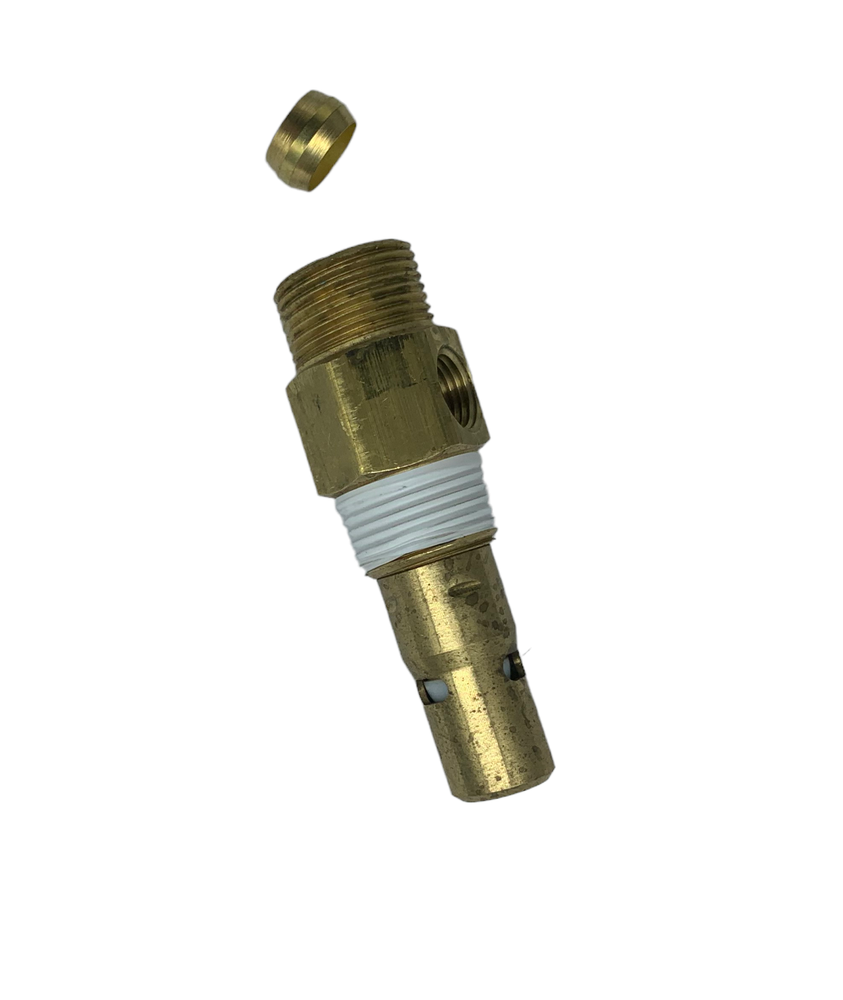 American Made Compressor Check Valve 3/4 Compression Thread X 1/2 NPT
