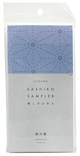 DARUMA Sashiko Cloth White Asanoha