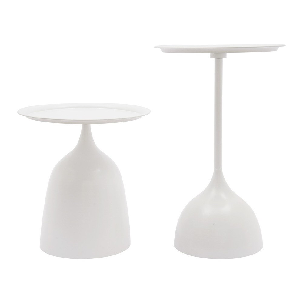 Round Side Table End Table Set Sofa & Console Table Pedestal Bar Coffee Tables