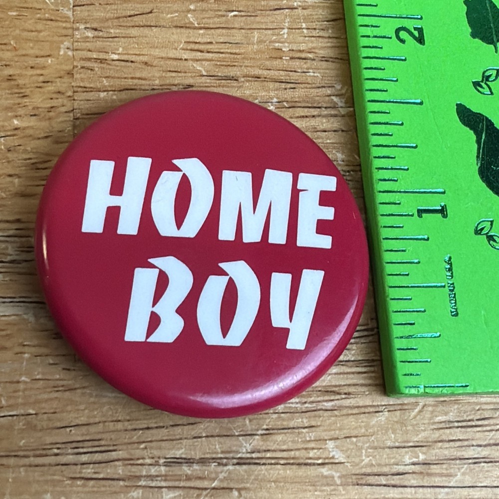 Vintage Home Boy Button Pin