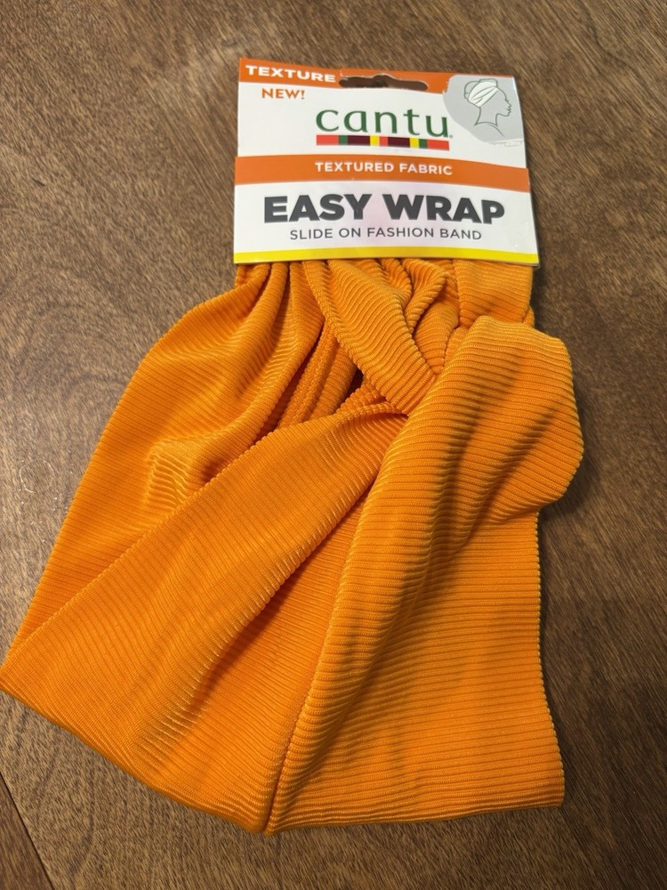Cantu Texture Fabric Wrap Orange 1pc New
