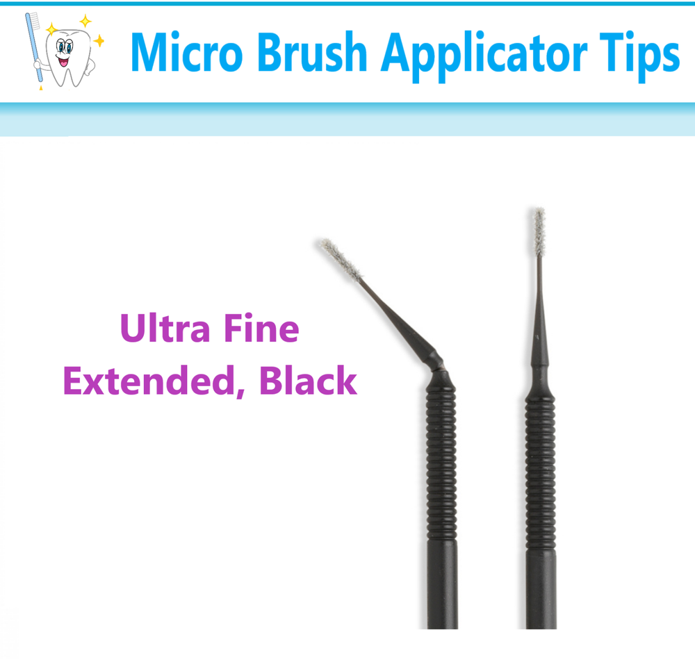 100-1000 Microbrush Micro Brush Applicator Tips Regular, Fine, Super Fine Dental