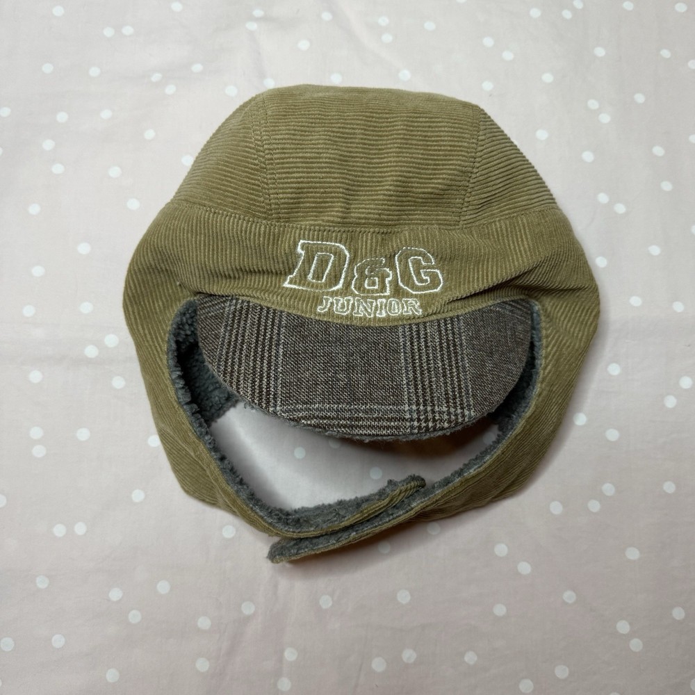 d&g junior kids corduroy hat size medium