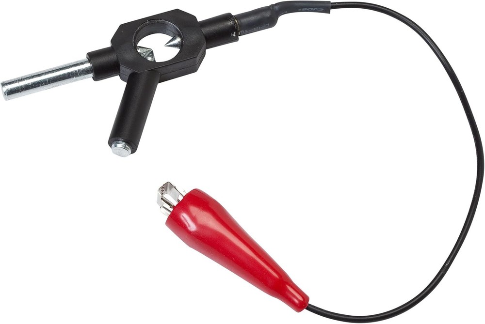 Compact Spark Plug Ignition Tester for Running & Cranking Engines - Black