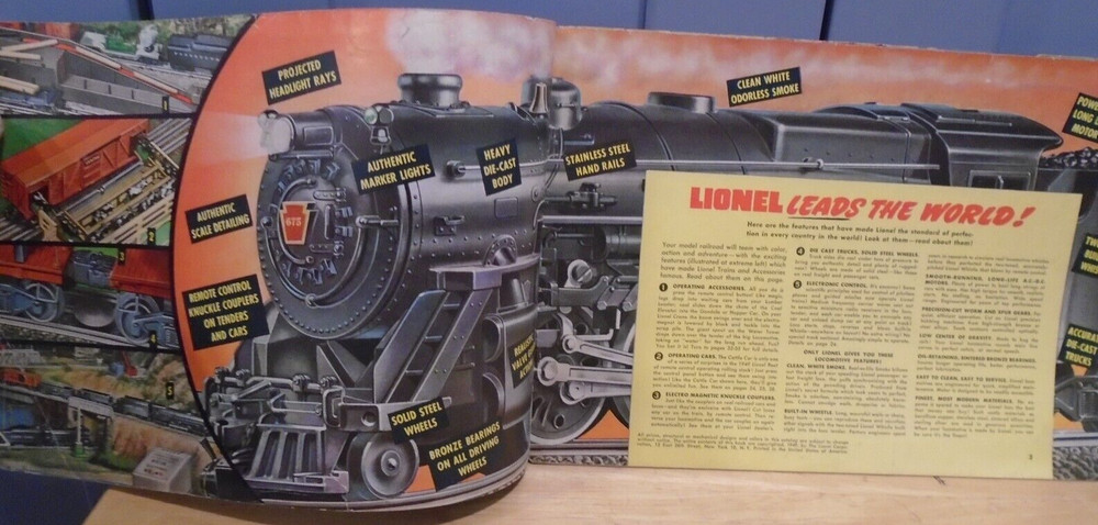 ORIGINAL LIONEL 1949 CATALOG
