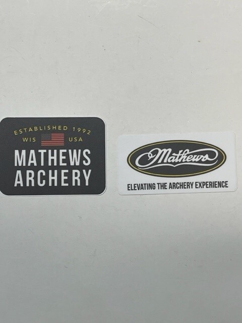 NEW Mathews Archery Sticker Decals (2 Pack)