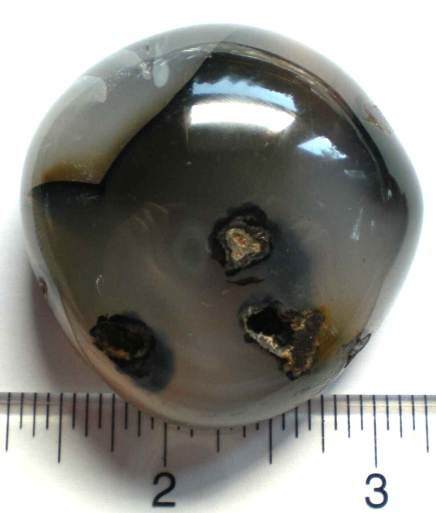 Dendritic Agate Polished Palmstone Madagascar sc750d