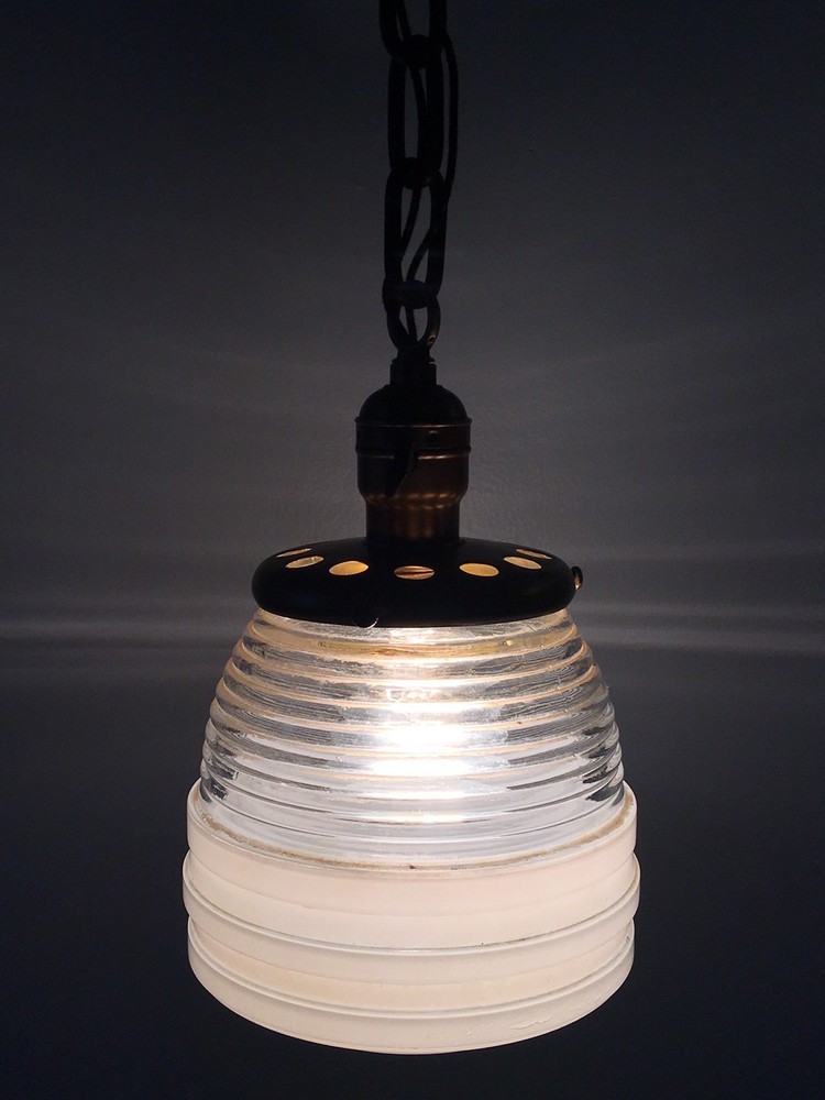 20" Brass Pendant Light Antique Milk White Globe Yost Socket 10L