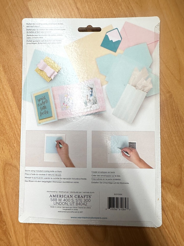 We R Memory Keepers Mini Score Board-6"X8"