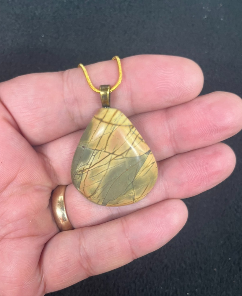 Cherry Creek Jasper Pendant Necklace