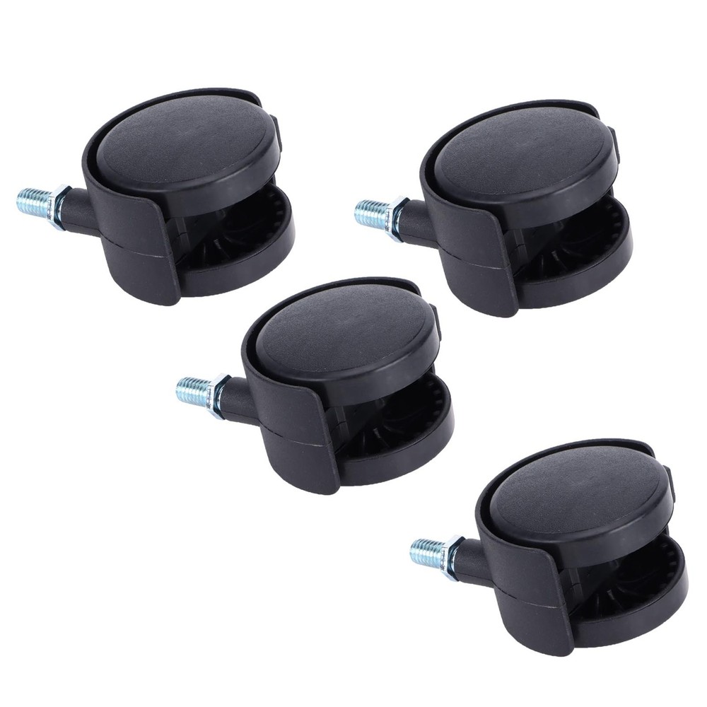 4Pcs 2in Universal Casters With Brake 360 Degree Rotating Wheels