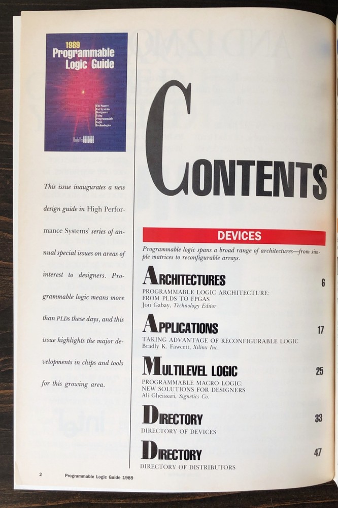 Programmable Logic Guide by High Performance Systems Magazine (1989)