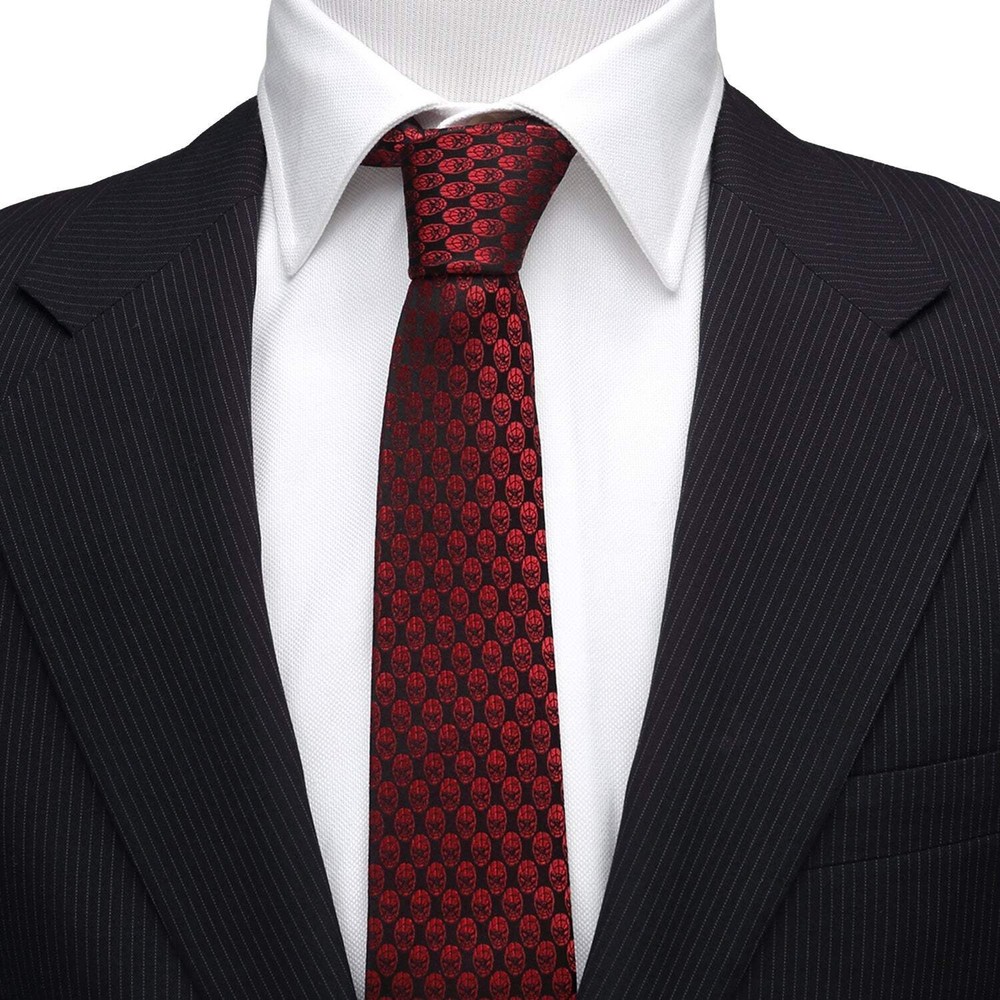 Marvel Spider-Man Mask Red Men's Tie