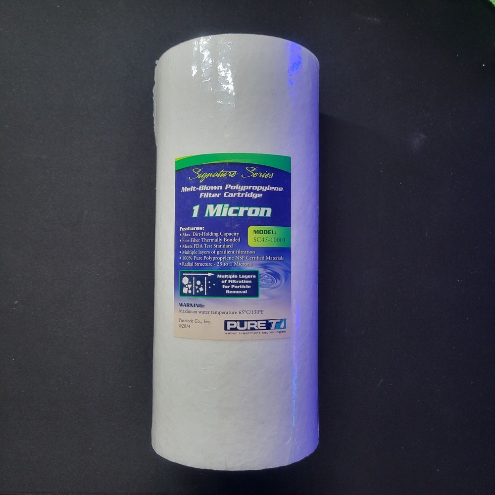 Whole House Filter Cartridge - Spun Poly 4.5" X 10" NEW