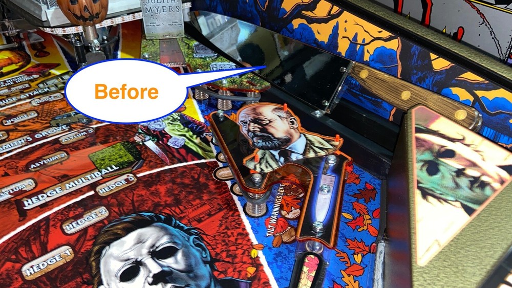 HALLOWEEN PINBALL Knife MOD- 3 Piece DECAL SET