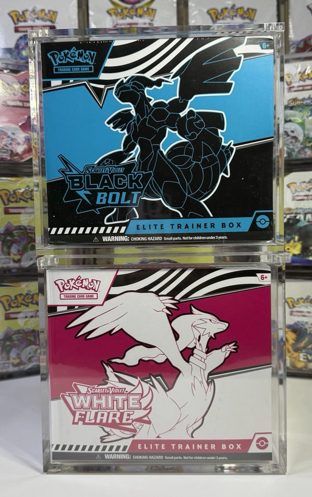 POKEMON ETB DISPLAY MAGNETIC CASE PROTECTOR ELITE TRAINER BOX HIGH QUALITY