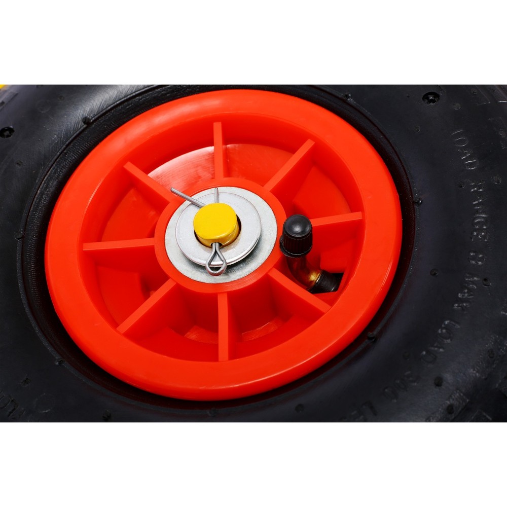 Heavy Duty Panel Dolly 600LB Capacity 10" Wheels Yellow