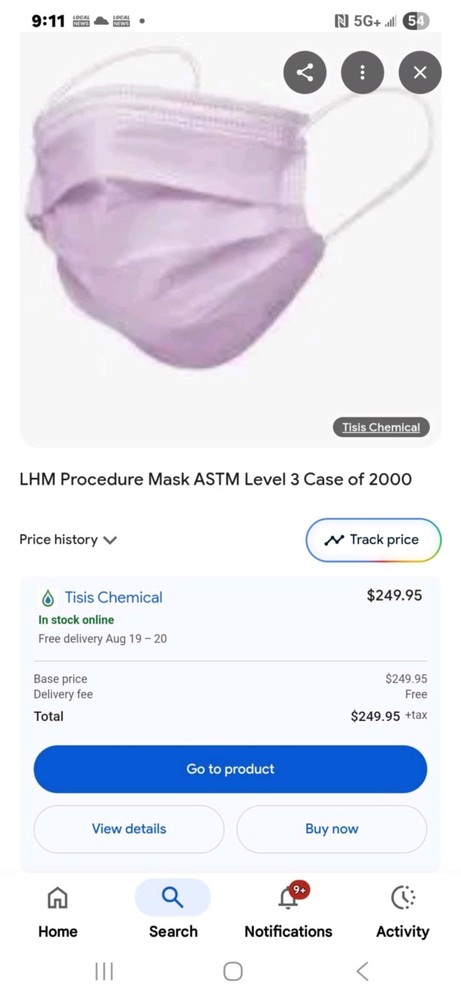 Pink Dispiable Face Masks