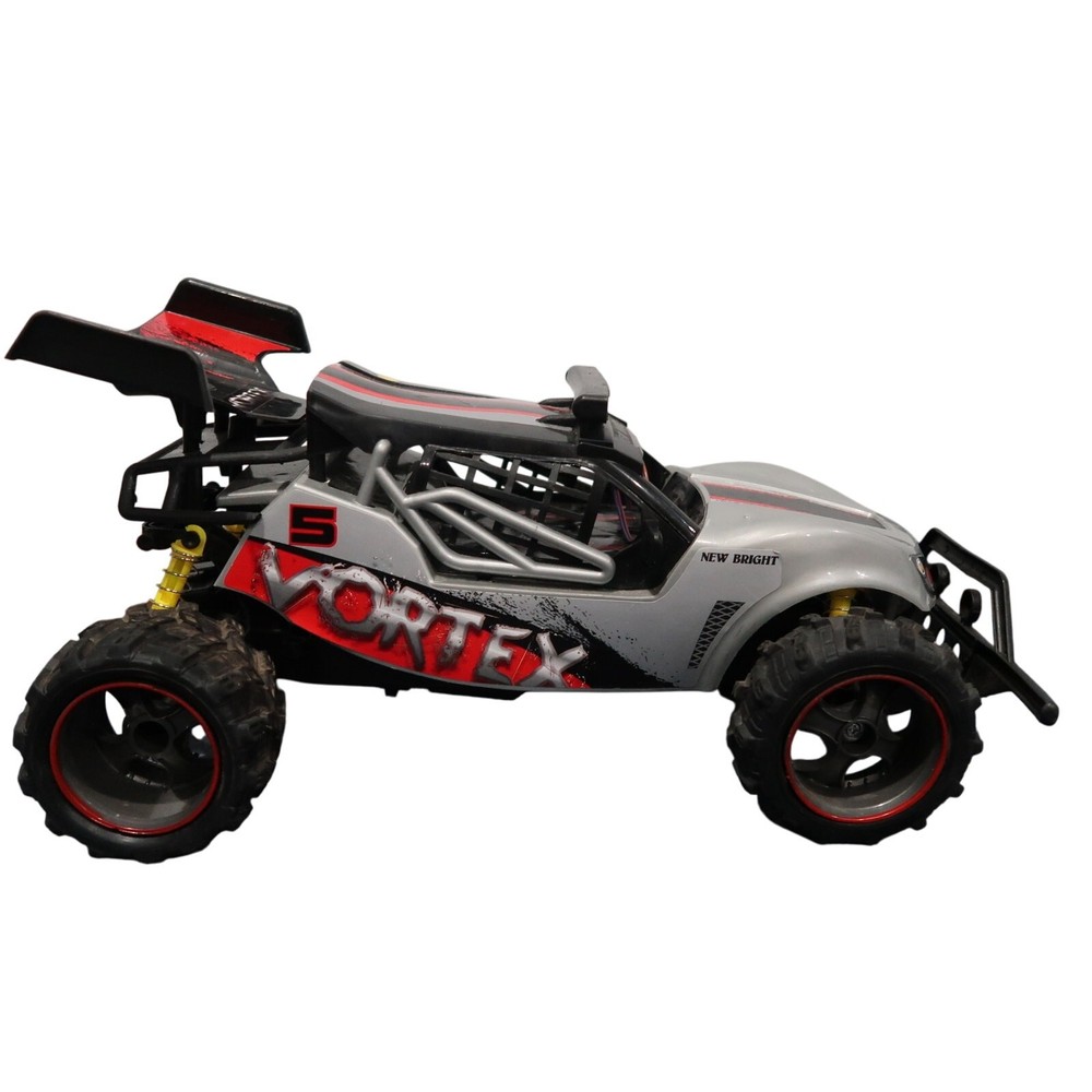 New Bright Vortex 1:14 R/C USB Buggy Silver Remote Control Untested