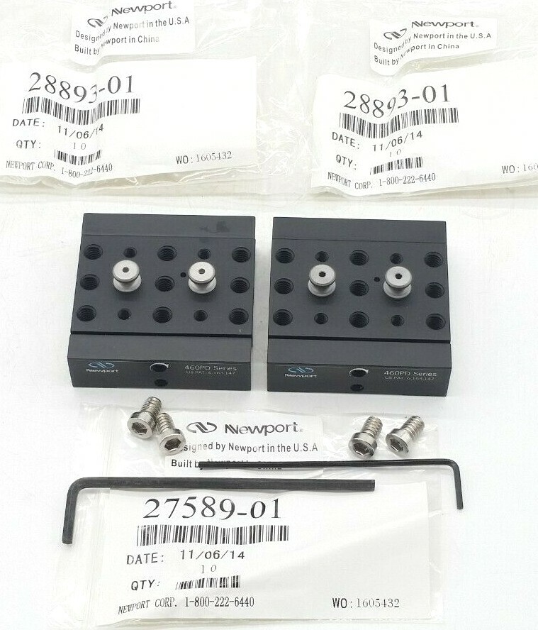 Newport 460PD-XY Peg-Joining 2-Axis Dovetail Linear Stage