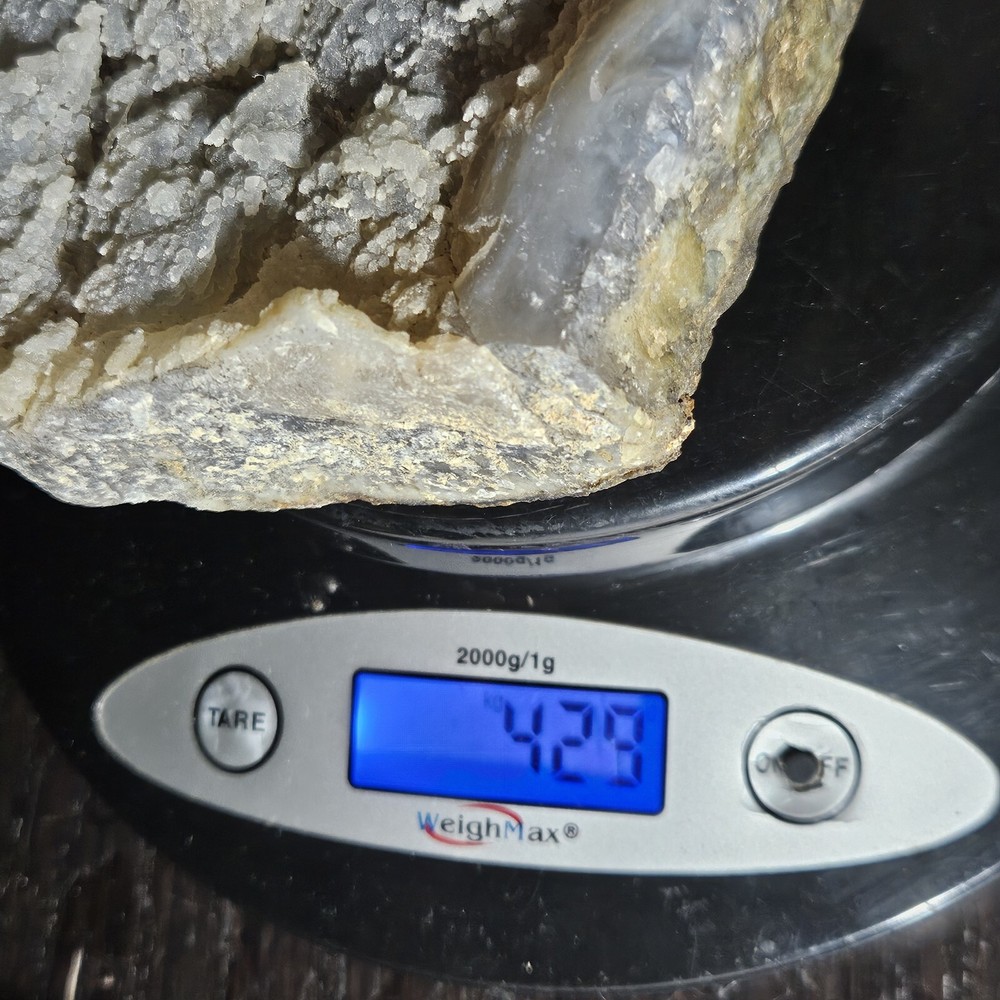 Polished Plume Agate Rough Display Specimen 429 Grams