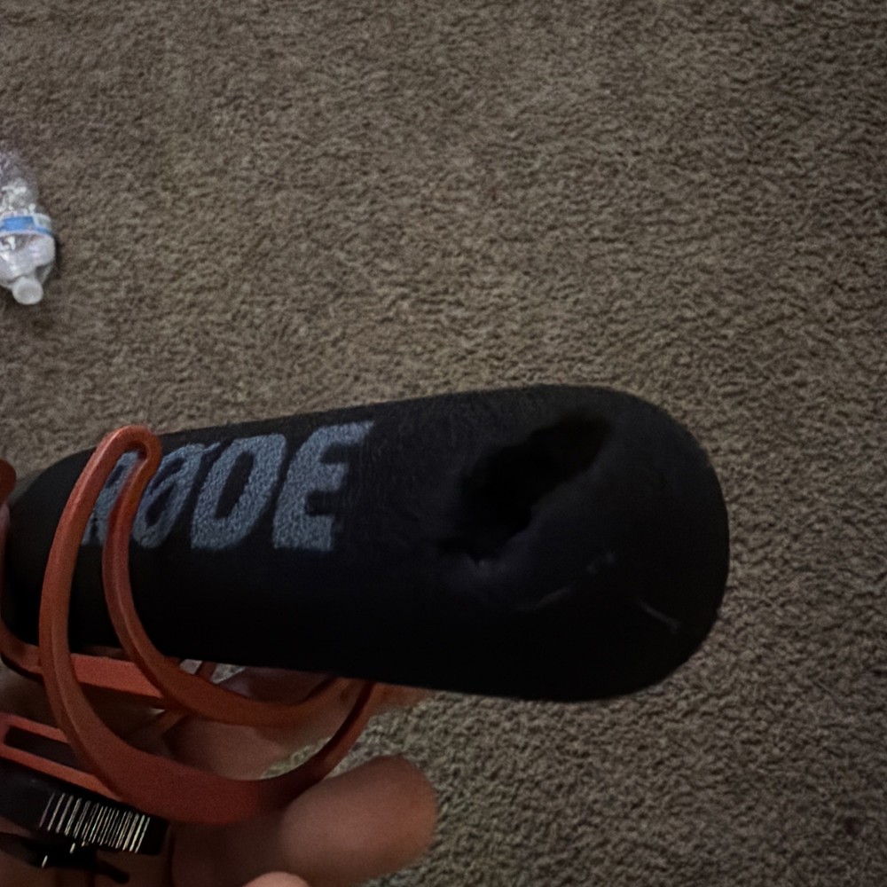 Rode Microphone For Camera, No Cable Foam Has Tear