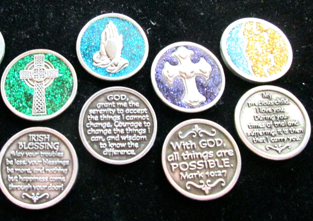 Coin Brass Chip All 12 Step Programs Medallion Surrender / Serenity