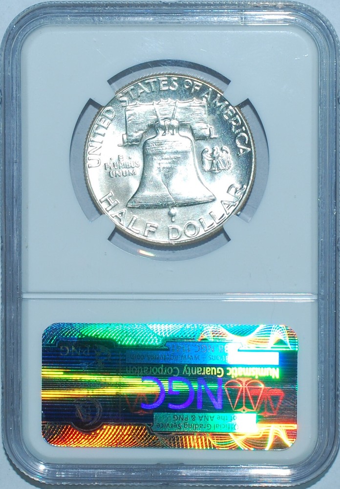 1963 NGC MS64FBL Full Bell Lines Franklin Half Dollar