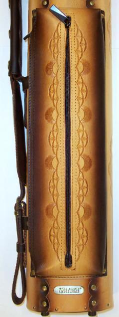 Instroke Tooled 2x4 Leather Case, IST24-DB-D03 Style 03