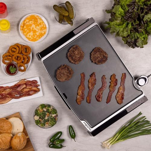 Presto 07073 Electric Tilt-N-fold Griddle 19 Black