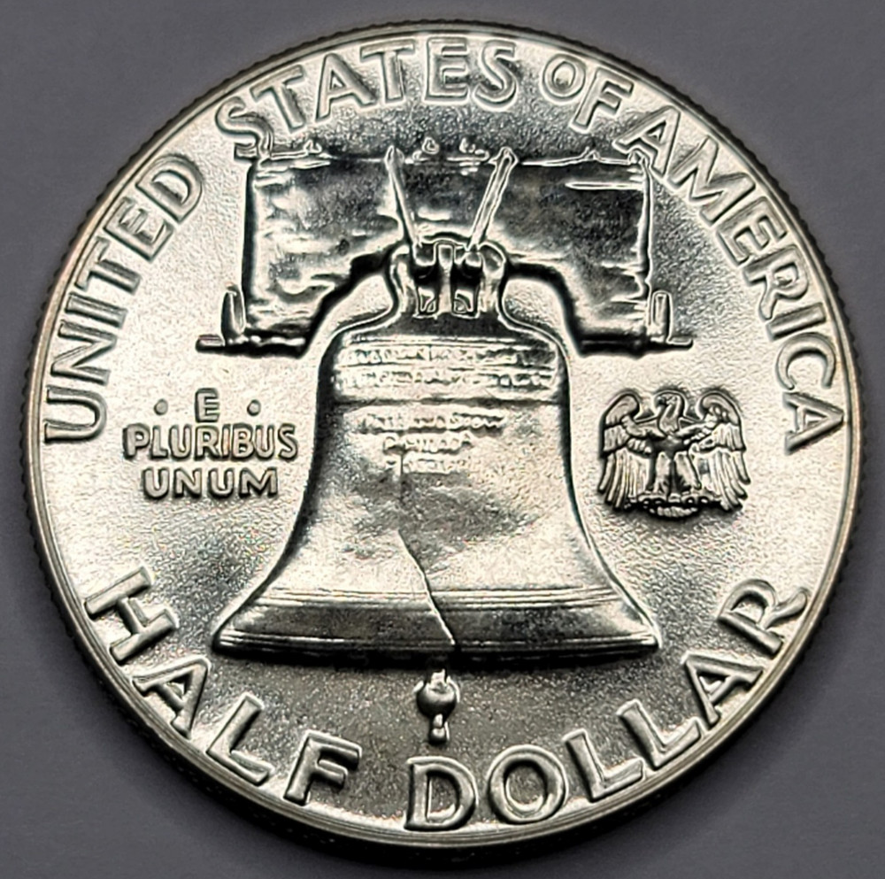 1957 Gem Proof Franklin Half Dollar 90% Silver