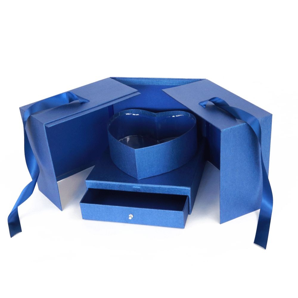 Large Square Surprise Flower Box - Various Colors | W7777