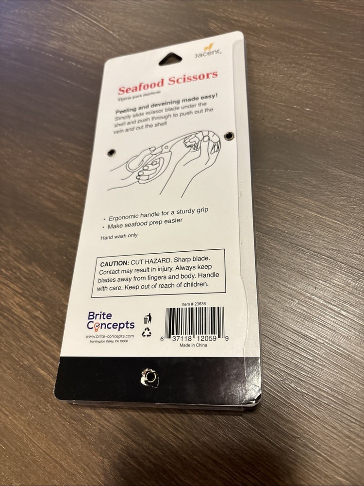 Culinary Elements Shrimp Scissors Sealed New