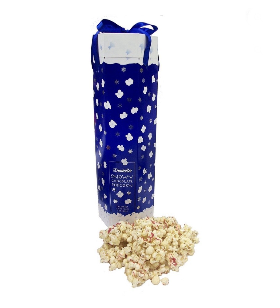 Snowy White Chocolate Popcorn (30 oz)