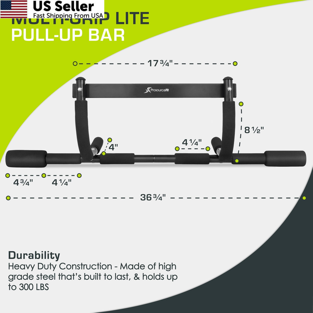 ProsourceFit Multi-Grip Lite Pull 21"L x 8"W x 3.7"H, Multi Grip Light