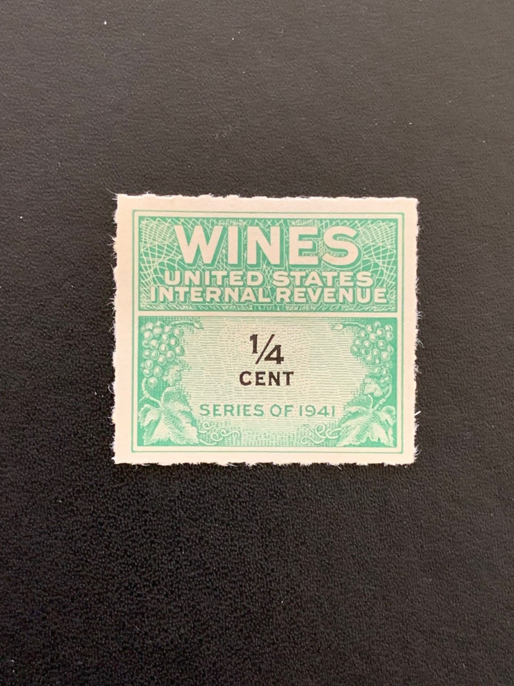 Scott # RE109 - Wines - Revenue - Mint Hinged