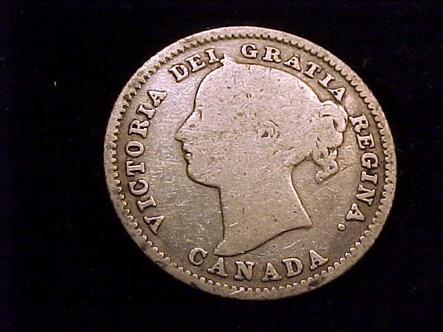 1885 Canada 10 Cent, Good Grade