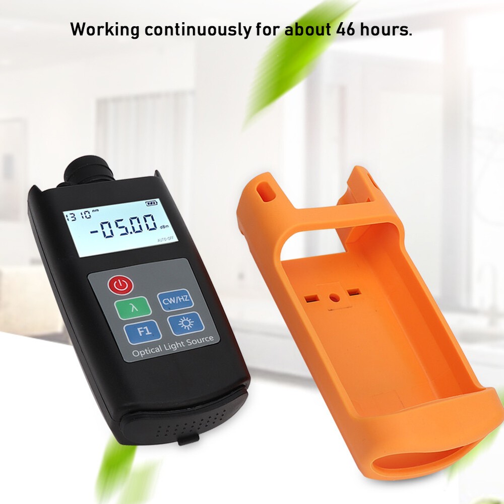 Handheld Optical Power Meter Tester Dual Wavelength 1310&1550nm Light Source