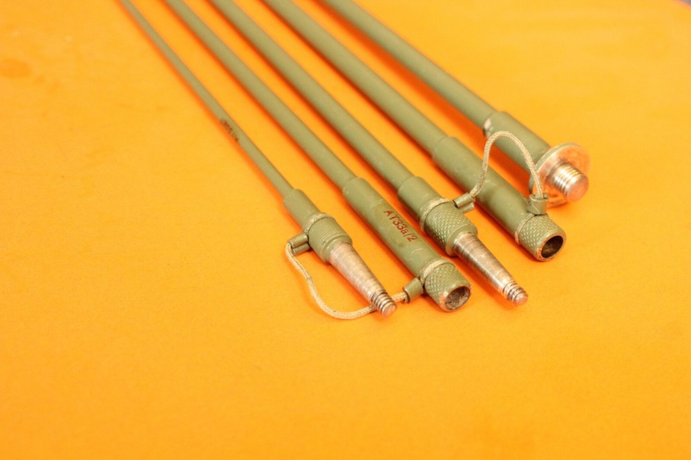 MILITARY HF MANPACK COLLAPSIBLE 5 ELEMENT WHIP ANTENNA 6.33 ft 193 cm