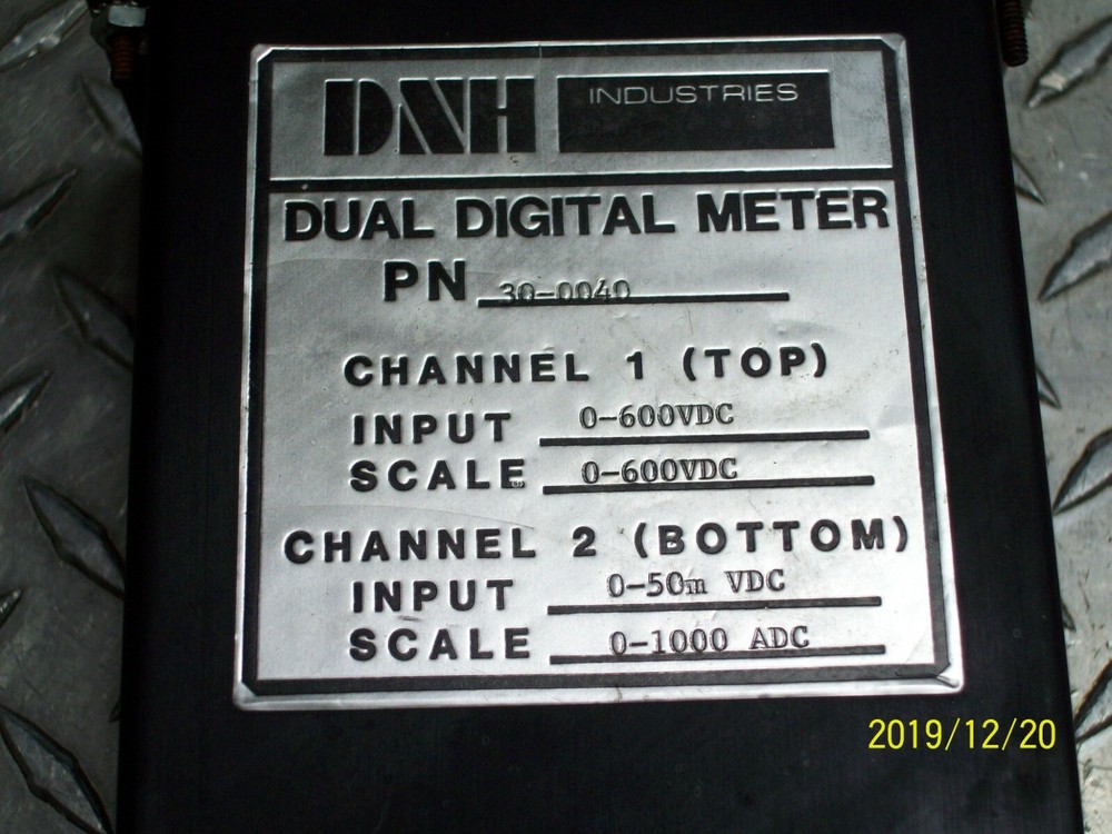 DNH 30-0040 DUAL DIGITAL METER