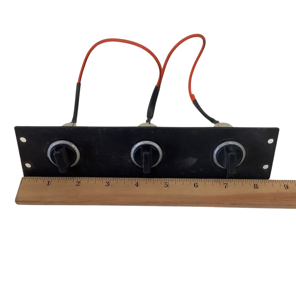 Police Center Console 12 Volt Multi Socket Hardwired Outlet w/ Socket Covers #2