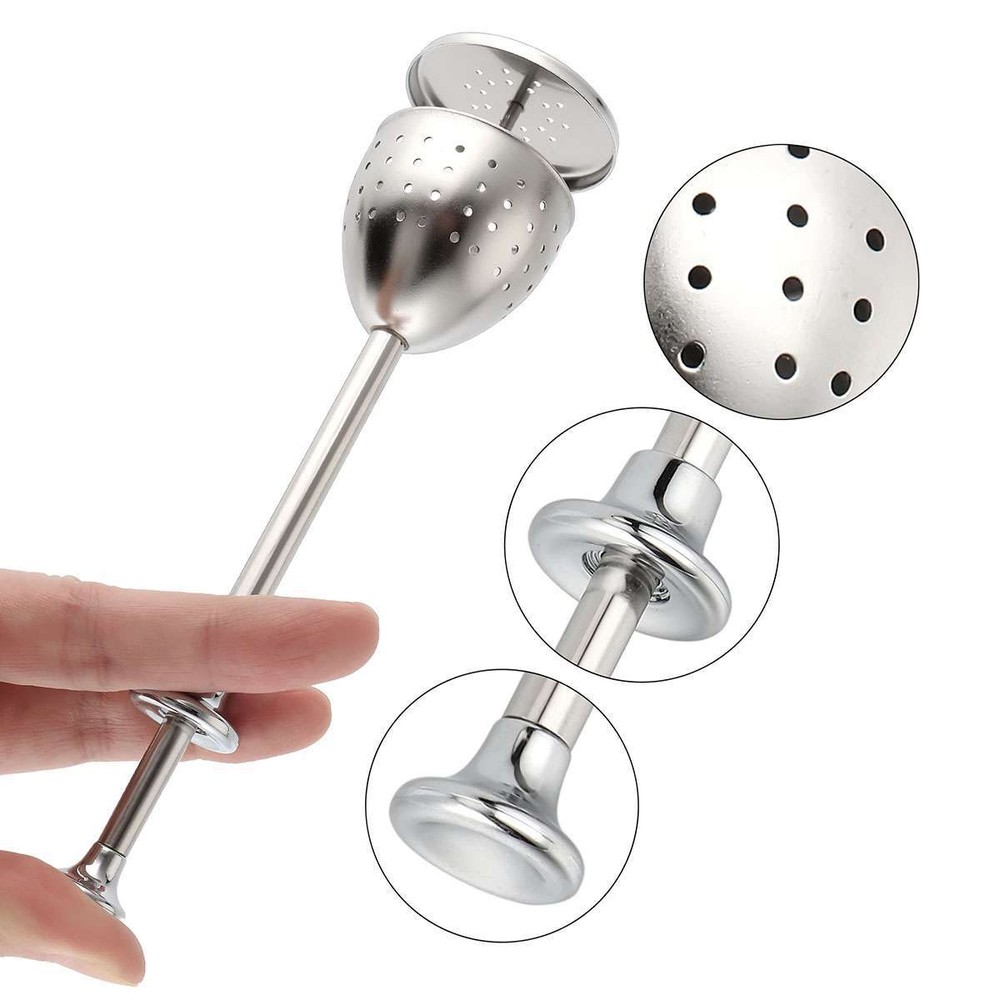 General Tea Infuser Mesh Leaf Strainer Filter Herb Steeper Stainless Steel US