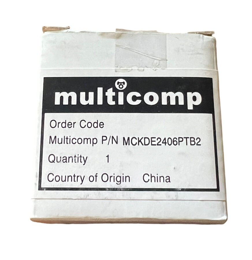 Multicomp MCKDE2406PTB2, DC24V, 0.08A