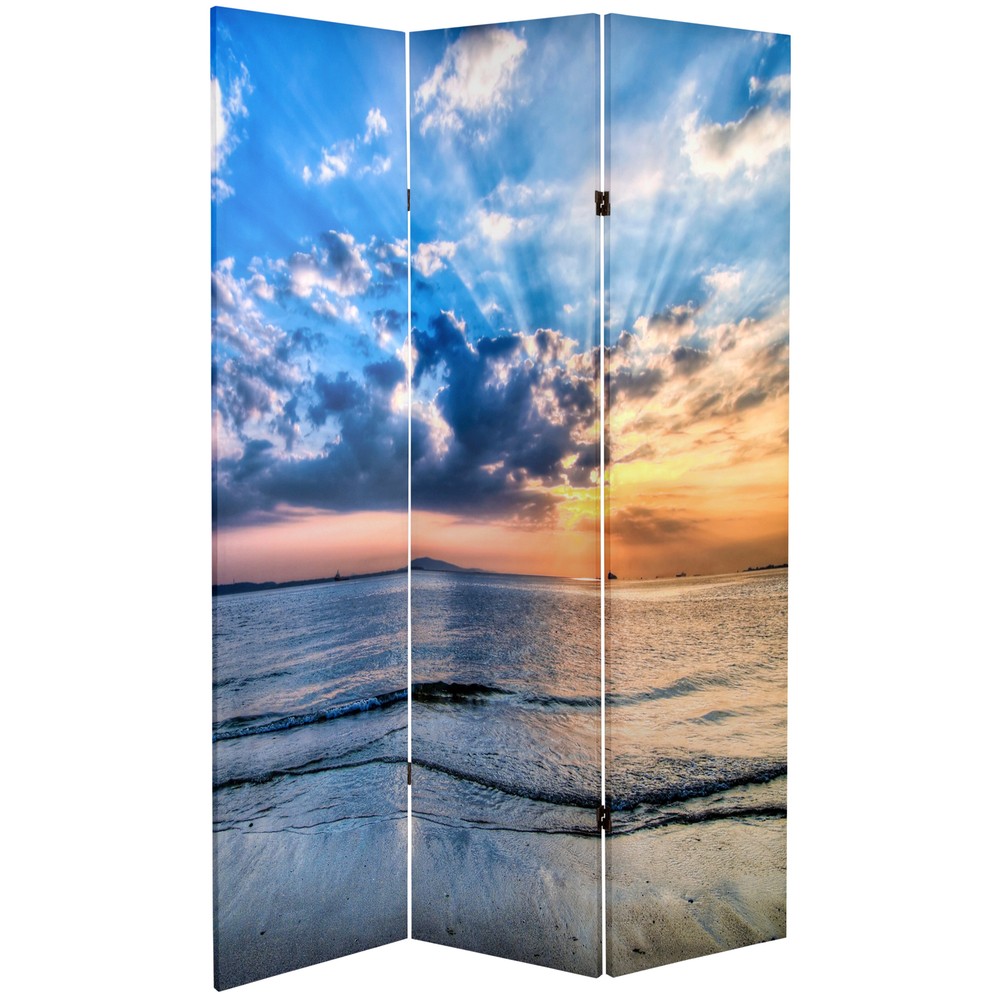 6 ft. Tall Double Sided Sunrise Room Divider