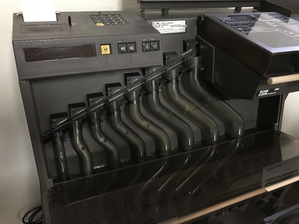 SCAN COIN SC 900 COIN COUNTER/DOUBLE SORTER