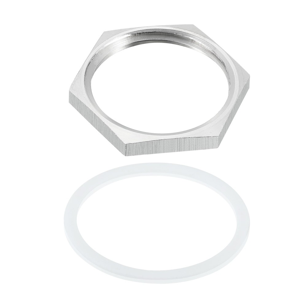 Cast Pipe Fitting Hex Locknut with Washer NPT 1" 1.42" OD